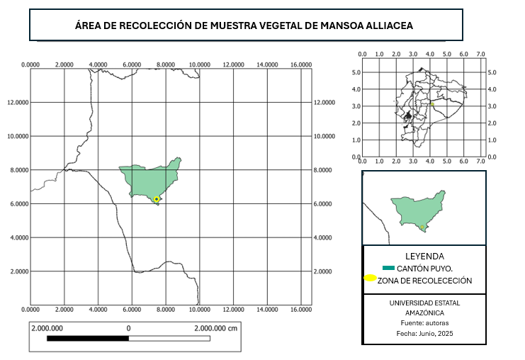 Figura 1. Área de recolección de muestras.